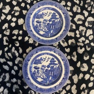 Johnson Brothers Classic Blue Willow Salad Plates